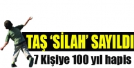 Taş 'silah' sayıldı