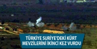 Türkiye Suriye’deki Kürt mevzilerini ikinci kez...