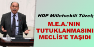 Tüzel, M.E.A.'nın tutuklanmasını Meclis'e taşıdı