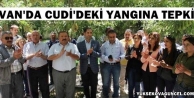 Van'da Cudi'deki yangına tepki