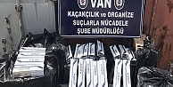 Van’da kaçak sigara operasyonu