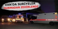 Van'da Suriyeliler dumandan zehirlendi