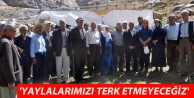 Veregoz'da canlı kalkan eylemi devam ediyor