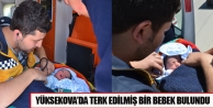 Yol kenarına terk edilmiş bebek bulundu