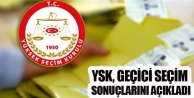 YSK, geçici seçim sonuçlarını açıkladı