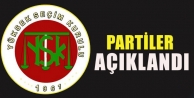 YSK seçimlere girecek partileri açıkladı