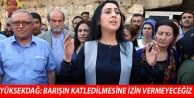 Yüksekdağ: Barışın katledilmesine izin vermeyeceğiz