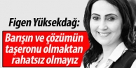 Yüksekdağ: Barışın ve çözümün taşeronu olmaktan...