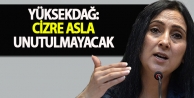 Yüksekdağ: Cizre asla unutulmayacak