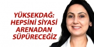 Yüksekdağ: Hepsini siyasi arenadan süpüreceğiz