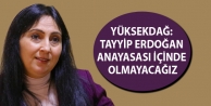 Yüksekdağ: Tayyip Erdoğan Anayasası içinde olmayacağız