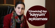 Yüksekdağ’dan ‘kayyum’ açıklaması