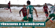 Yüksekova 0-3 Bingölspor