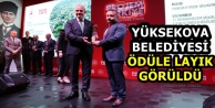 Yüksekova Belediyesi Ödüle Layık Görüldü