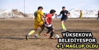 Yüksekova Belediyespor, 4-1 mağlup oldu