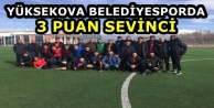 Yüksekova Belediyesporda 3 puan sevinci