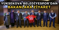 Yüksekova Belediyespordan Bakanlara Ziyaret