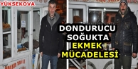 Yüksekova..! Dondurucu Soğukta Ekmek Mücadelesi