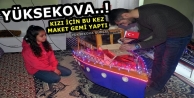 Yüksekova..! Kızı İçin Bu Kez Maket Gemi Yaptı