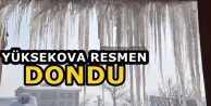 Yüksekova Resmen Dondu