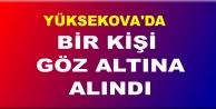 Yüksekova'da 1 kişi gözaltına alındı