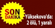 Yüksekova'da: 2 ölü, 1 yaralı