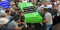 Yüksekova'da Barajda Boğulan Kardeşler Yan Yana...