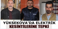 Yüksekova’da Elektrik Kesintilerine Tepki