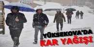 Yüksekova'da kar yağışı