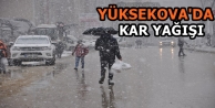 Yüksekova'da kar yağışı