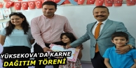 Yüksekova'da karne dağıtım töreni