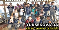 Yüksekova'da Kitap Okuma Etkinliği