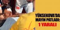 Yüksekova'da Mayın Patladı: 1 Yaralı