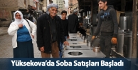 Yüksekova'da Soba Satışları Başladı