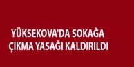 Yüksekova'da sokağa çıkma yasağı kaldırıldı