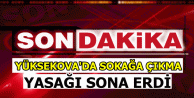 Yüksekova'da sokağa çıkma yasağı sona erdi