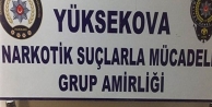 Yüksekova’da uyuşturucu operasyonu 