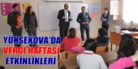 Yüksekova’da Vergi Haftası etkinlikleri