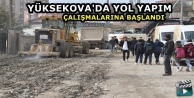 Yüksekova'da Yol Yapım Çalışmalarına Başlandı