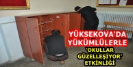 Yüksekova'da Yükümlülerle ‘Okullar Güzelleşiyor'...