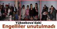  Yüksekova’daki engelliler unutulmadı