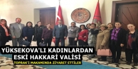 Yüksekova'lı Kadınlardan Eski Hakkari Valisi Toprak’ı...