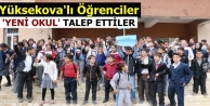 Yüksekovalı öğrenciler 'yeni okul' talep ettiler