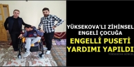 Yüksekova'lı Zihinsel Engeli Çocuğa Engelli Puseti...