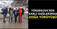 Yüksekova'nın Karlı Dağlarında Doğa Yürüyüşü