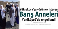 Yüksekova'ya yürümek isteyen Barış Anneleri,...