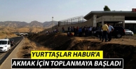 Yurttaşlar Habur'a akmak için toplanmaya başladı