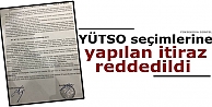 YÜTSO seçimlerine yapılan itiraz reddedildi