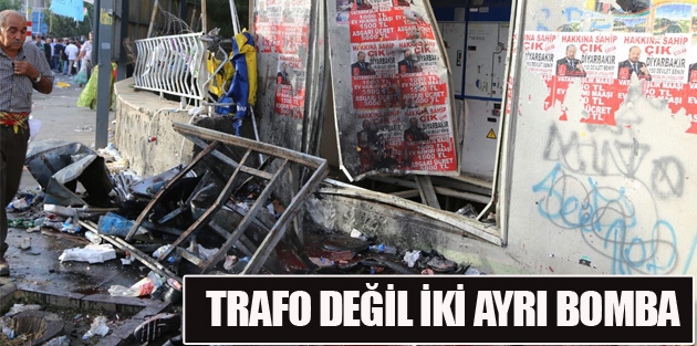 Trafo değil iki ayrı bomba