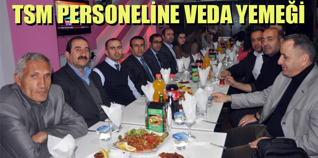 TSM Personeline Veda Yemeği